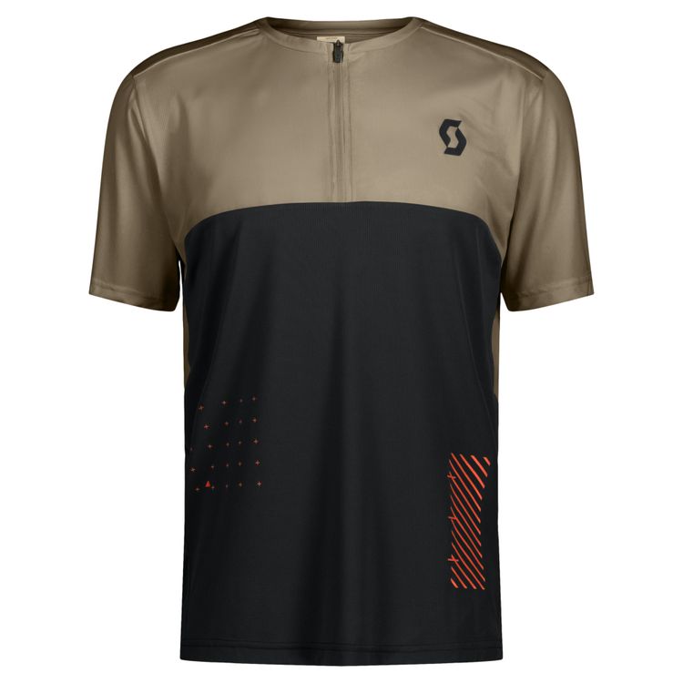 Camiseta de manga corta para hombre SCOTT Trail Vertic Zip
