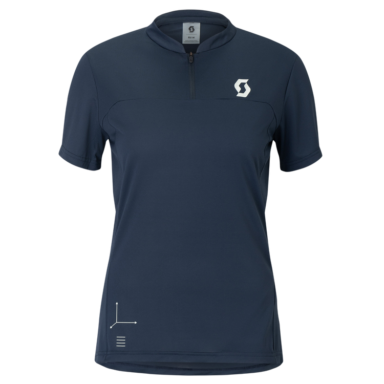 Maillot de manga corta con cremallera para mujer SCOTT Vertic Zip