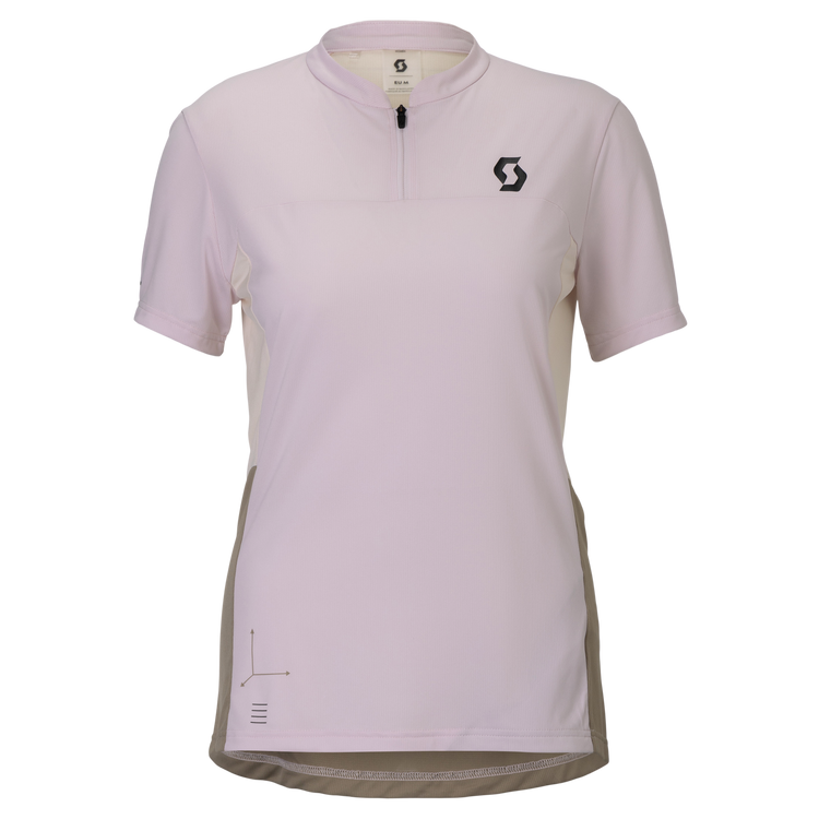 Maillot de manga corta con cremallera para mujer SCOTT Vertic Zip
