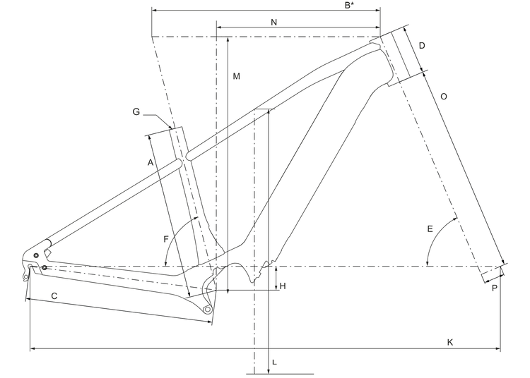 Geometry of Bergamont E-Revox Tour 10 Belt