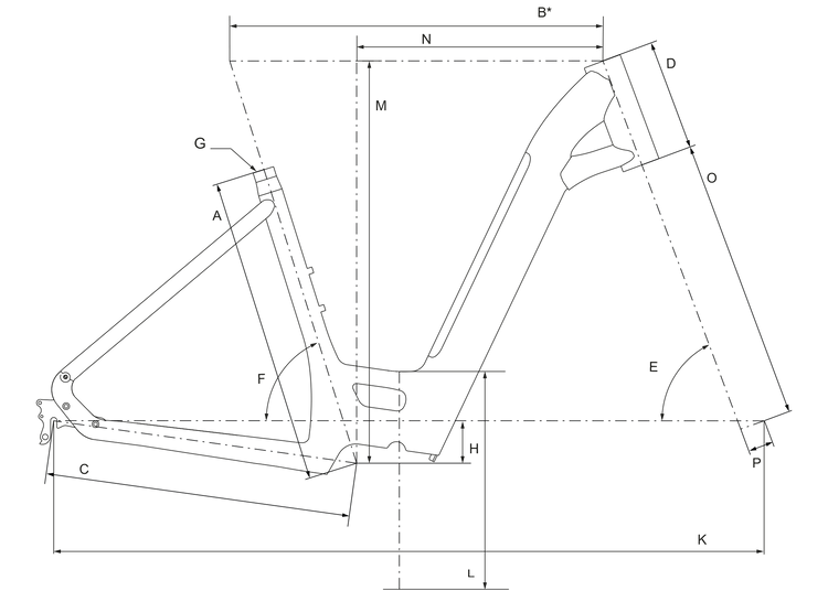 Geometry of Bergamont E-Ville 30
