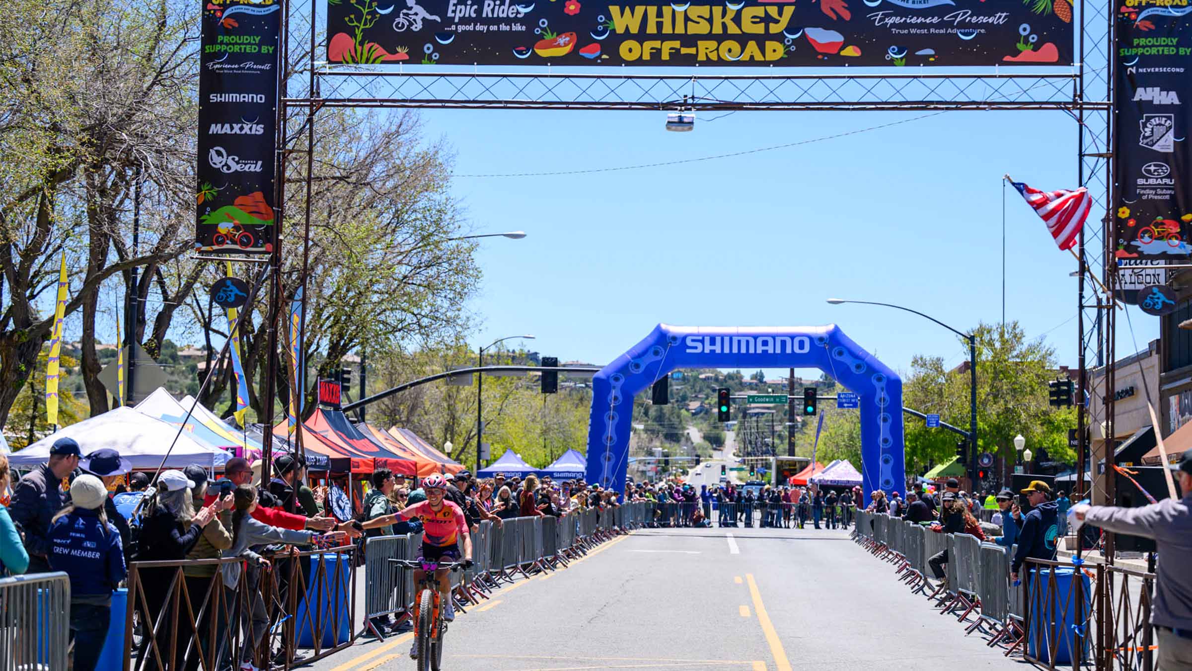 Hannah's Ride Journal - Whiskey 50: high fives all the way down the finish straight