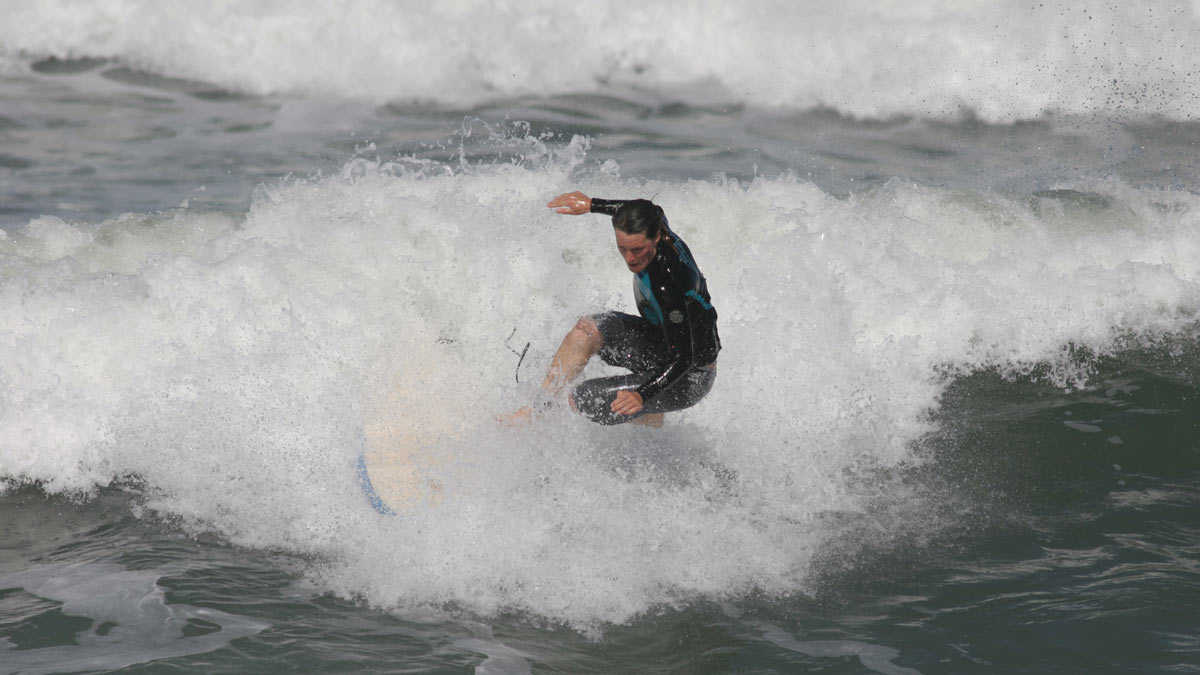 Lorraine Huber Surfing
