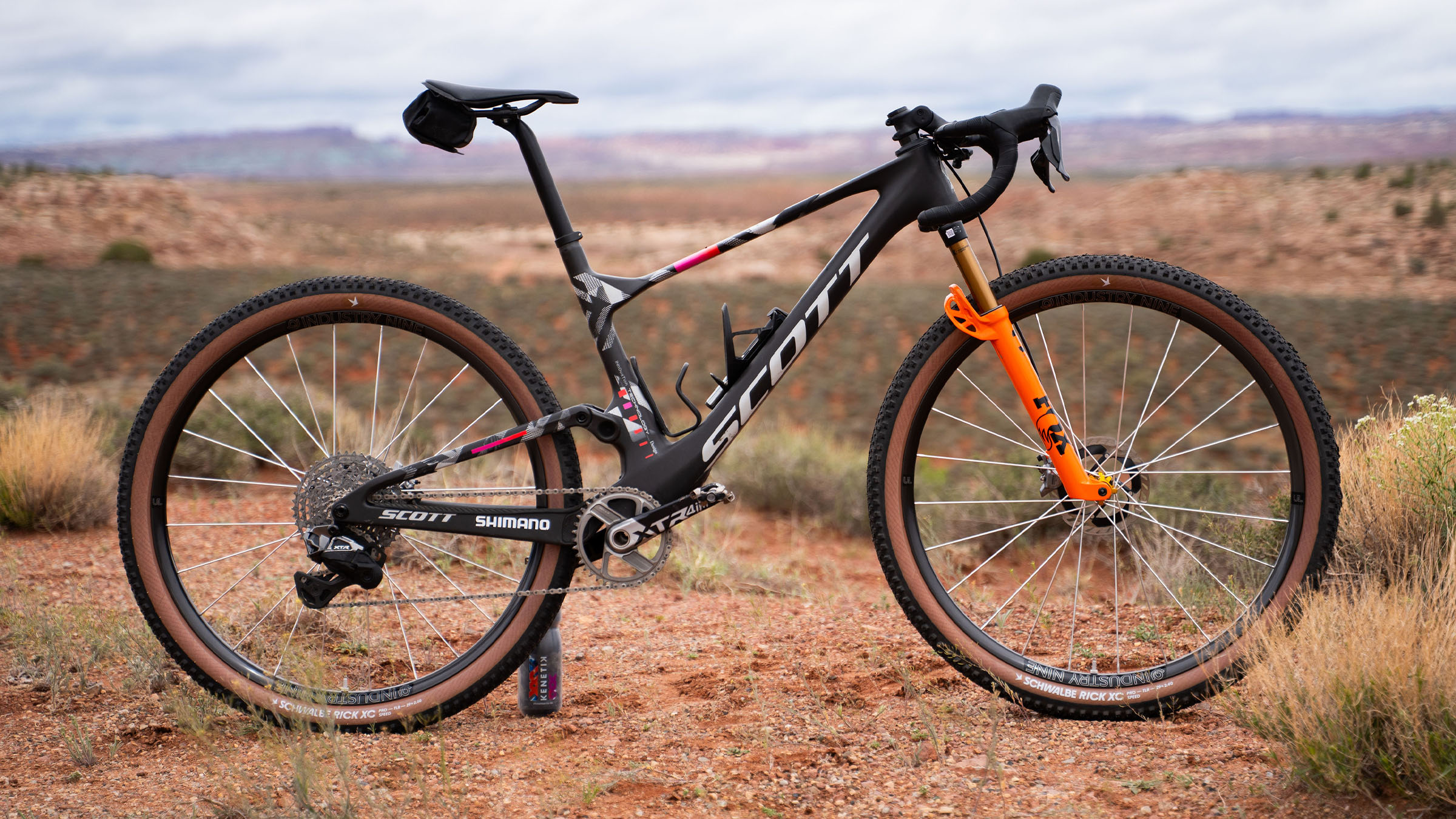The bike that propelled Cam Jones to the White Rim FKT, the SCOTT Spark RC World Cup Evo