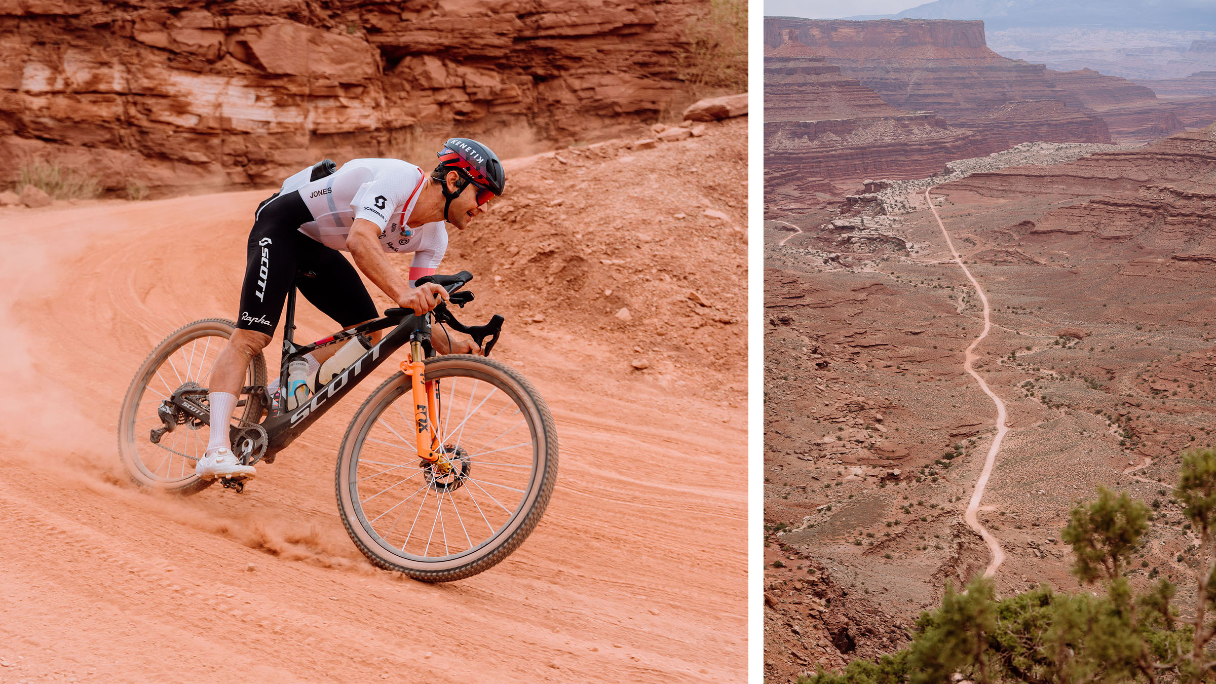 Cam Jones spontaneously takes on the White Rim FKT in Moab post Mid South while on his way to the Sea Otter Classic