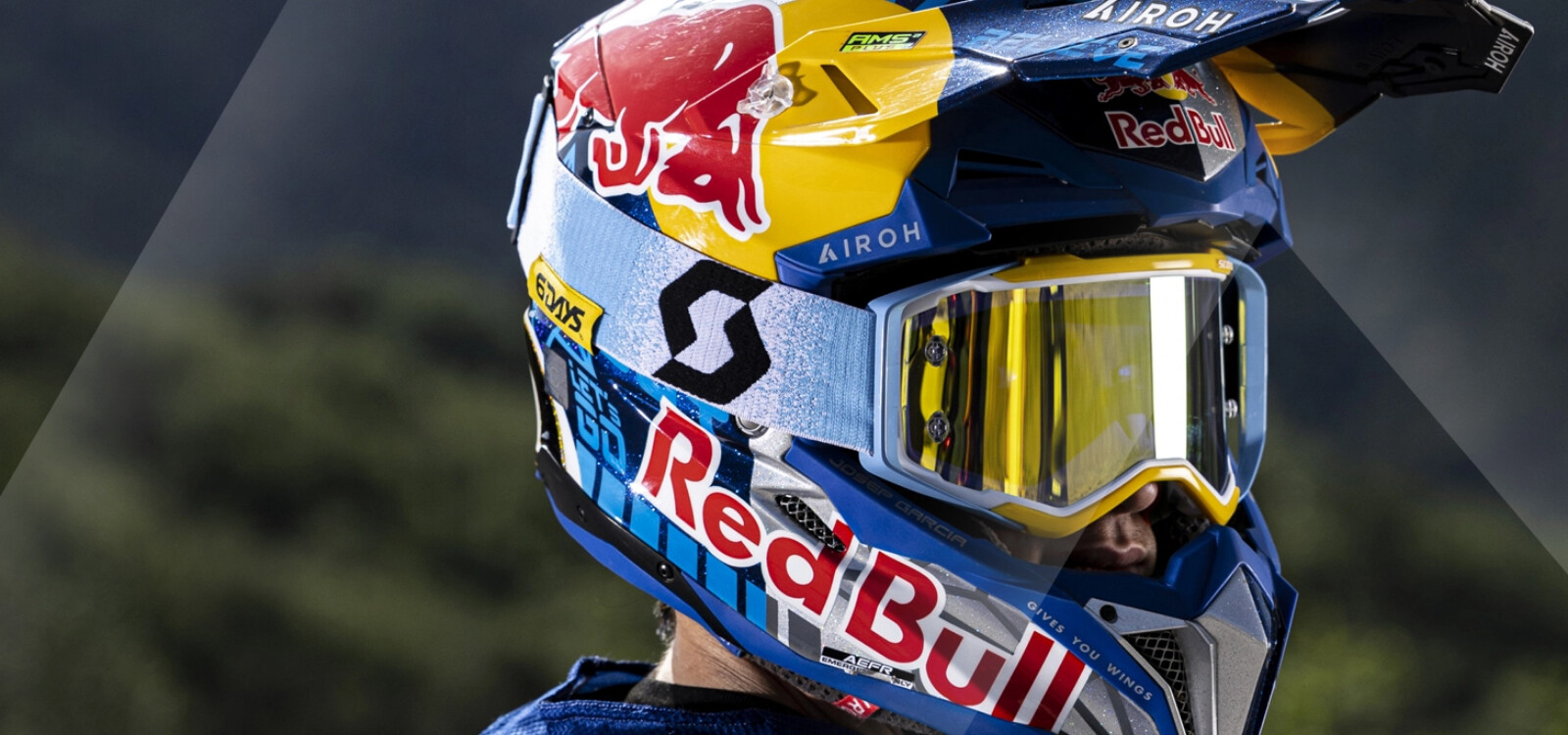 casque de motocross Red Bull