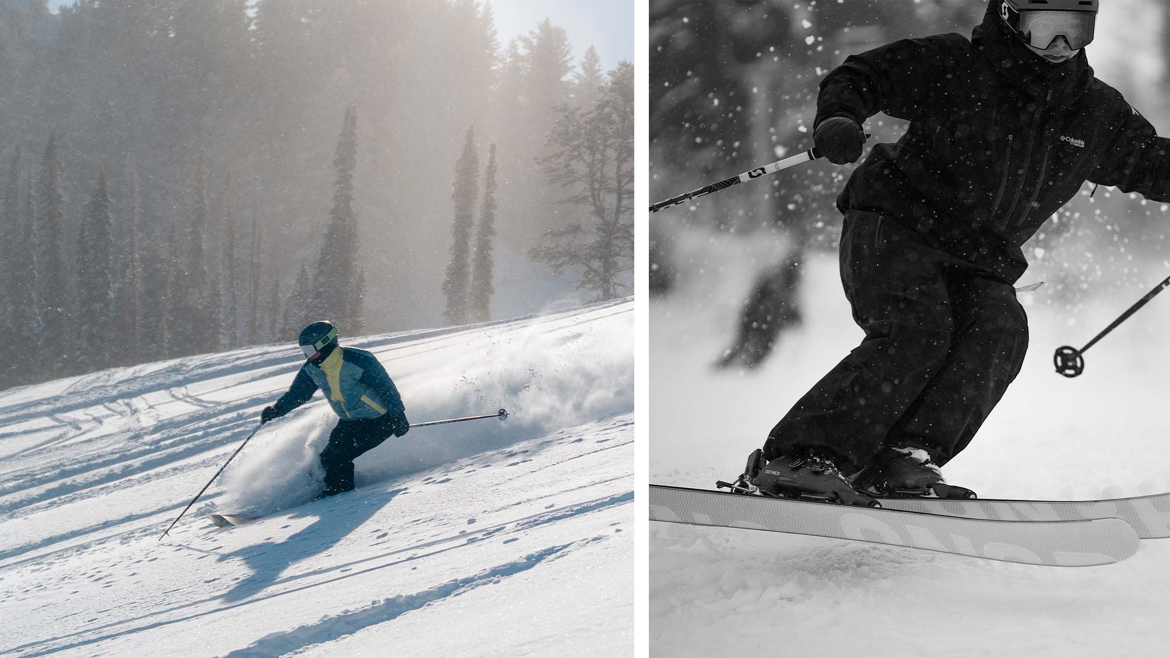 Wynter McBride skiing at Snowbasin Resort in her hometown of Ogden, Utah.