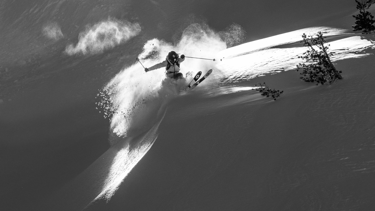 Molly Armanino in Slopes of Change, freeskiing in her home mountains